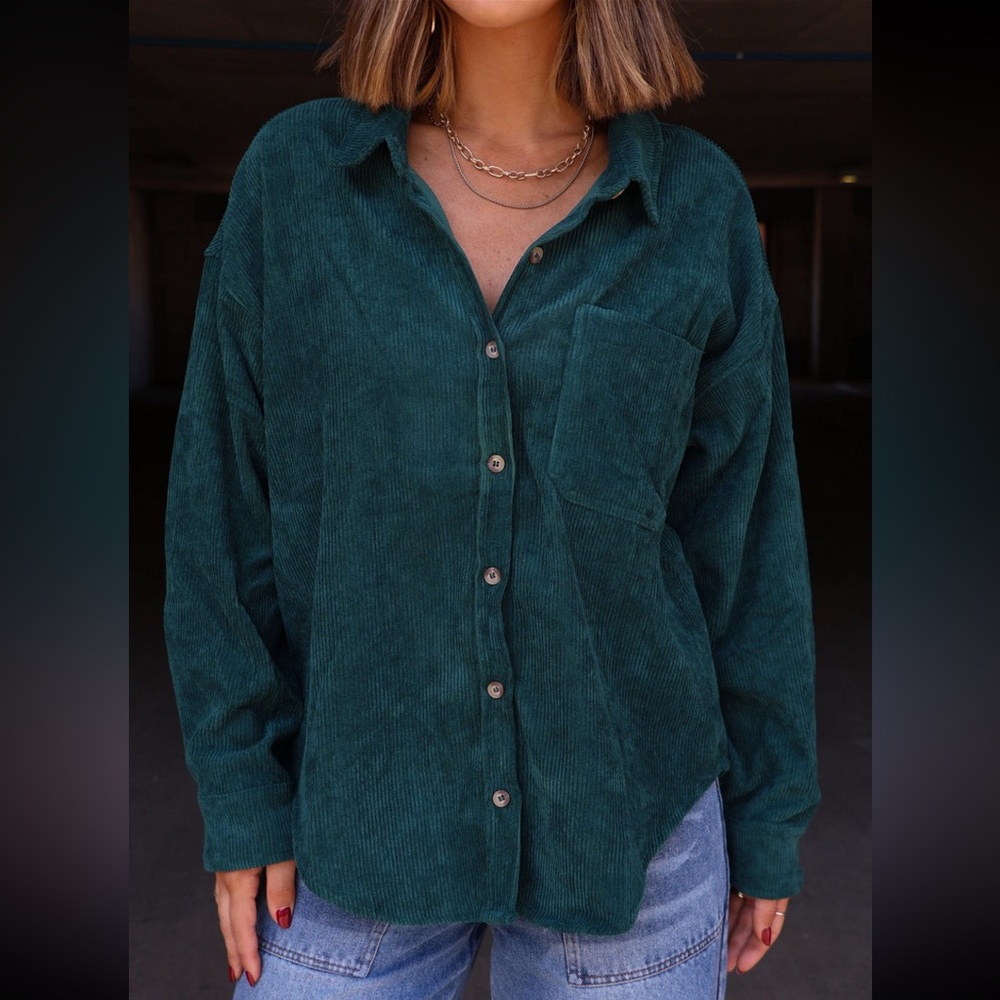 Lane 201 Corduroy Button Up